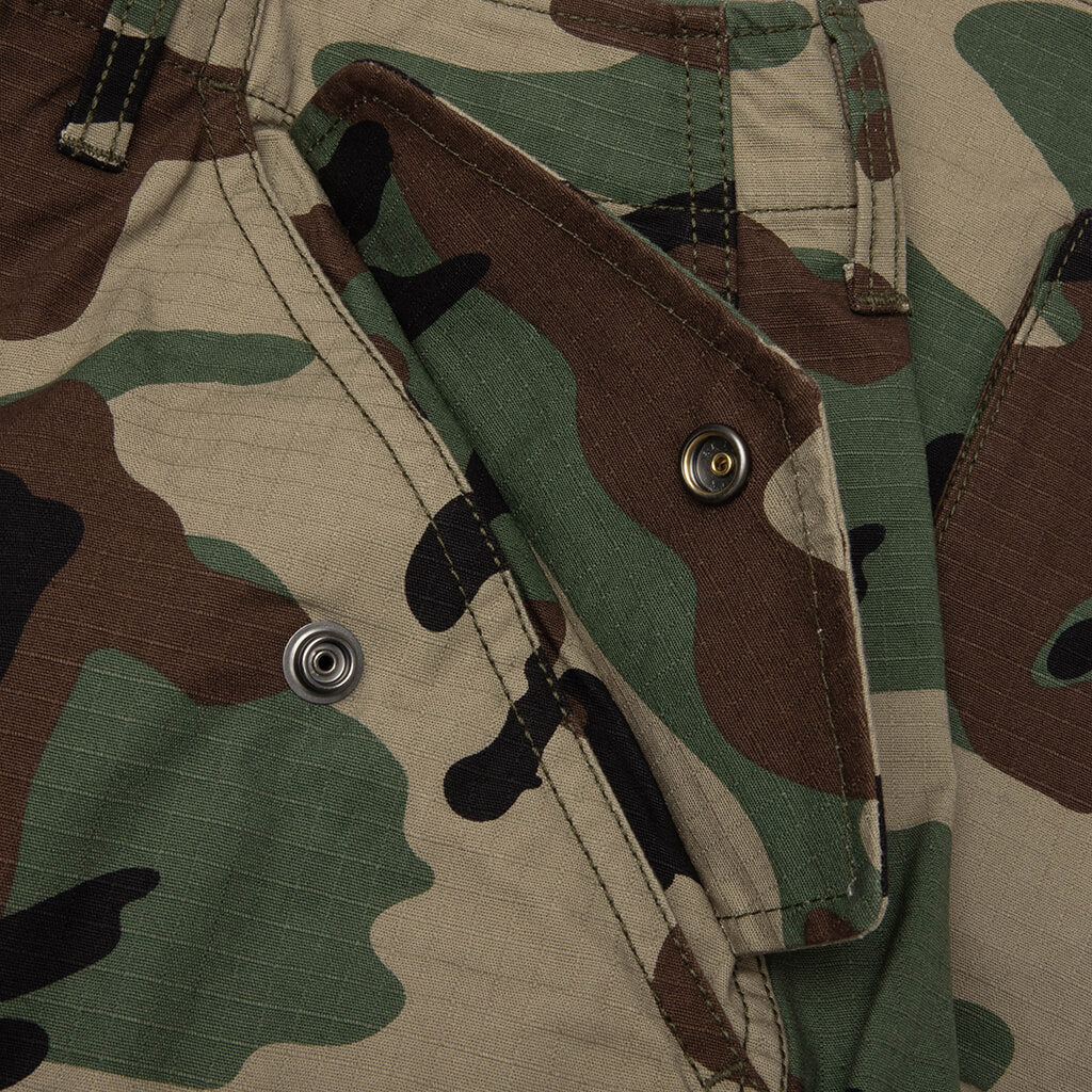 Cargo Ripstop Short - Woodland Camo - Image 3