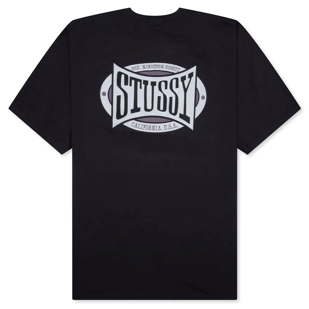 Champion Oval Pigment Dyed Tee - Faded Black - Image 2