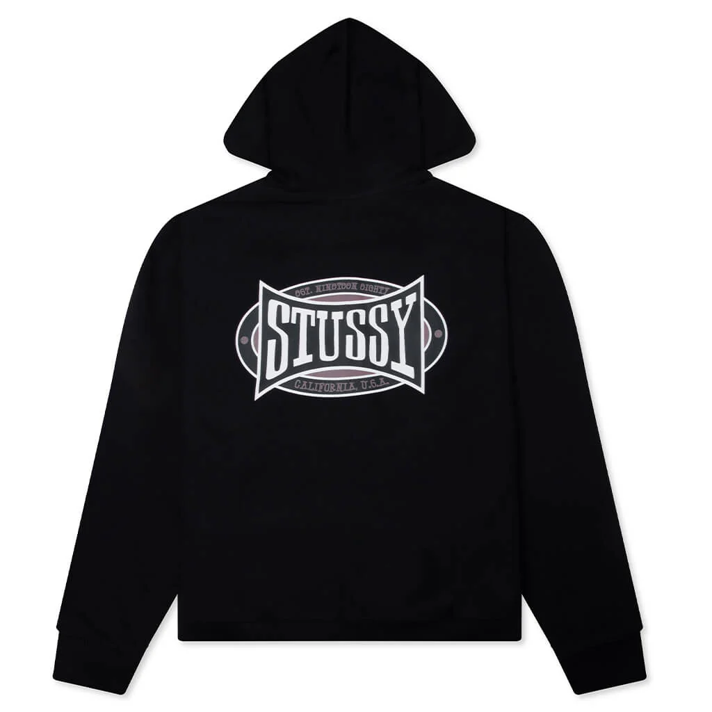 Champion Oval Zip Hoodie - Black - Image 2