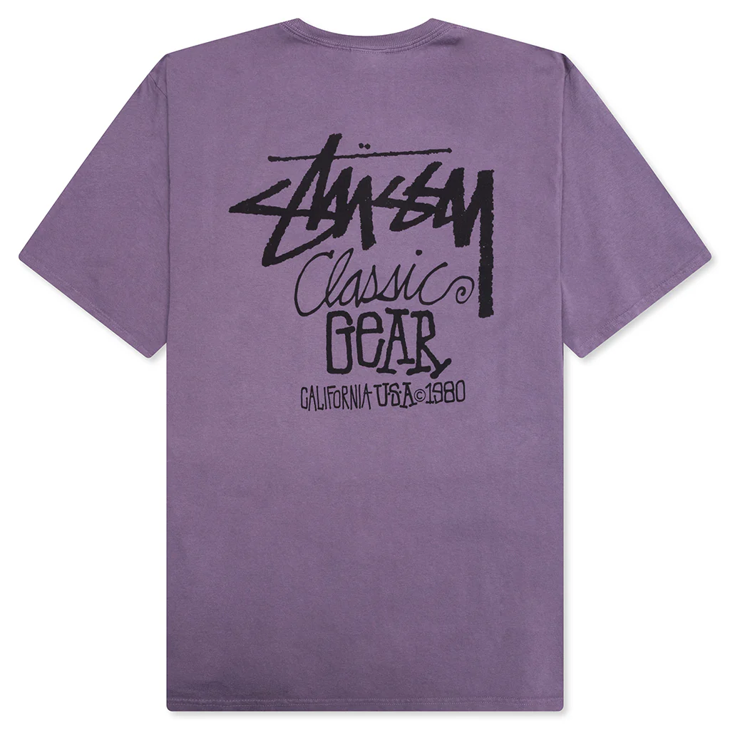 Classic Gear Pigmented Dyed Tee - Grape - Image 2