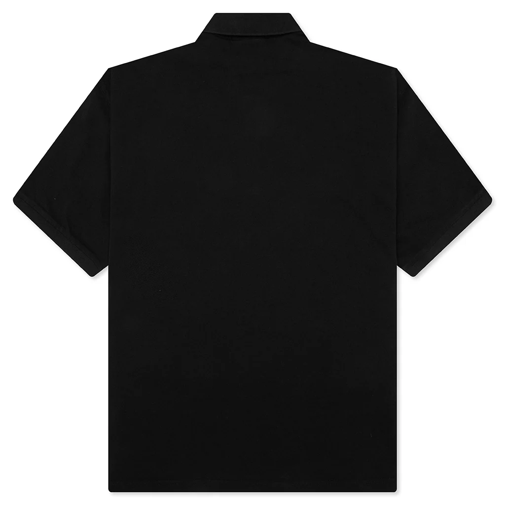 Classic Pique Polo - Black - Image 2