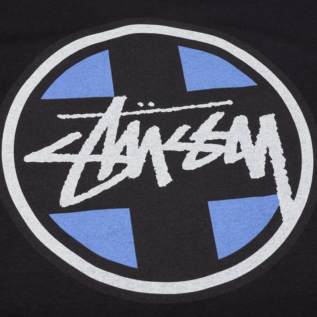 Cross Dot Pigment Dyed Tee - Black - Image 3