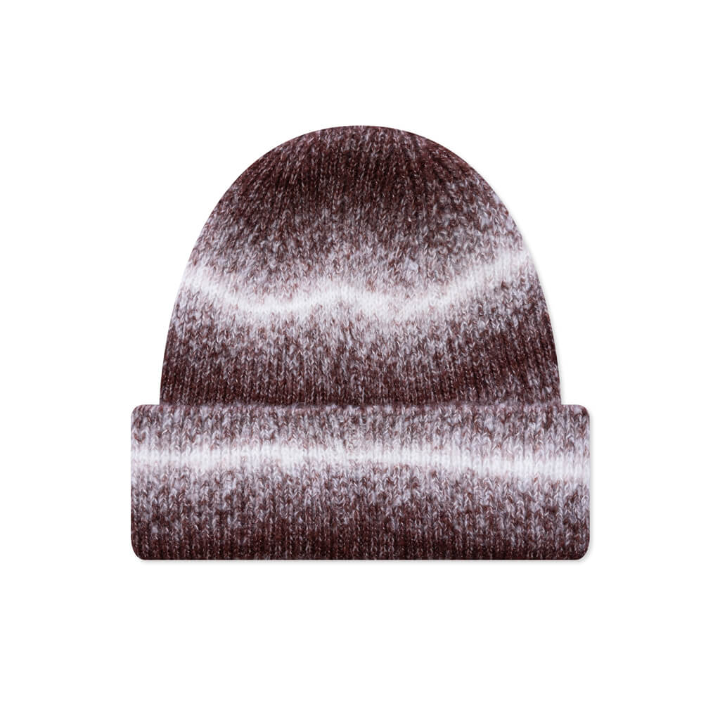 Cuff Basic Striped Beanie - Brown - Image 3