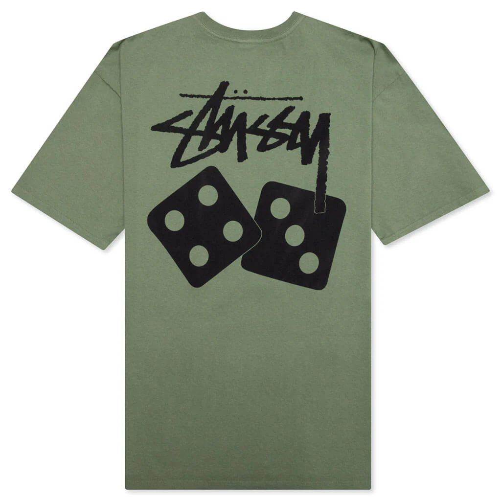 Dice Pigment Dyed Tee - Artichoke - Image 2