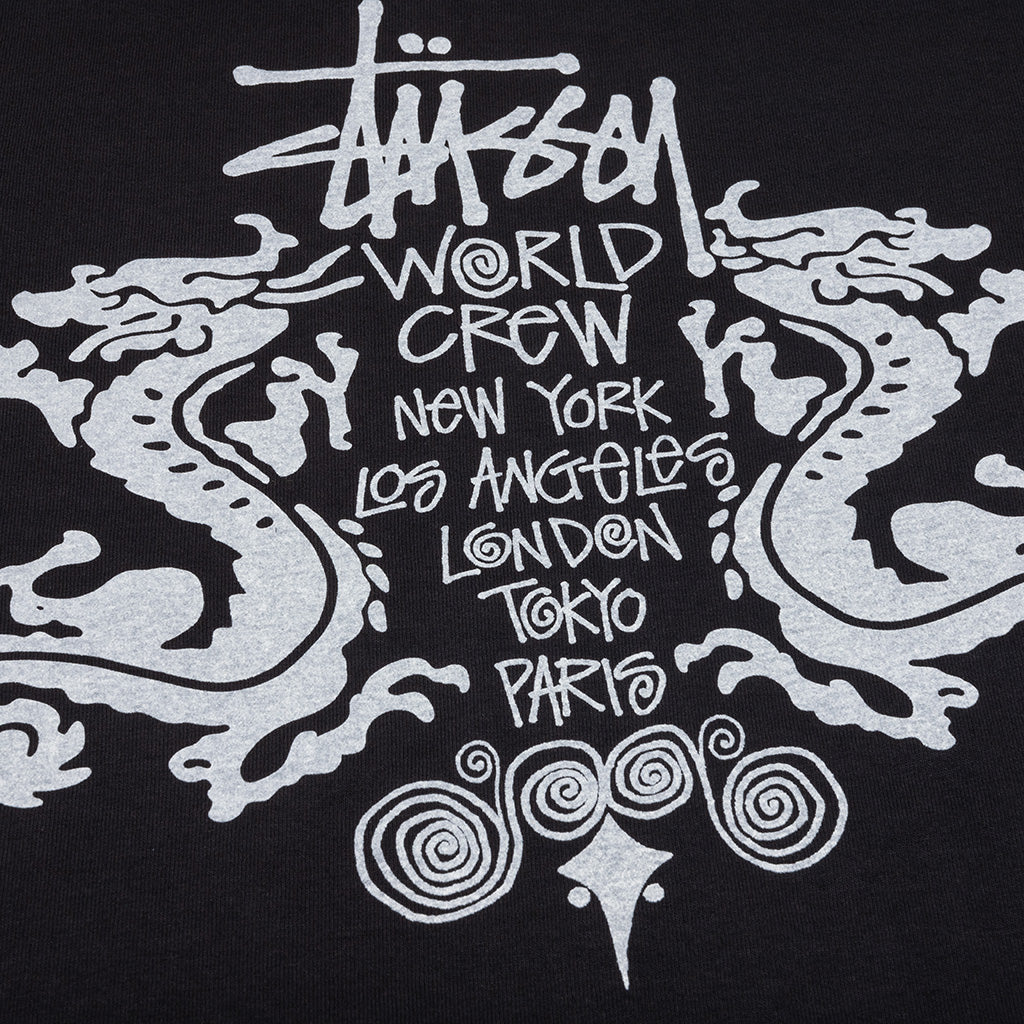 Double Dragon Pigment Dyed Tee - Black - Image 4