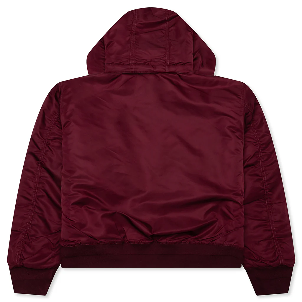 Flight Bomber - Burgundy - Image 2