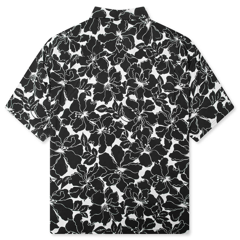 Floral Hawaiian Shirt - Black - Image 2