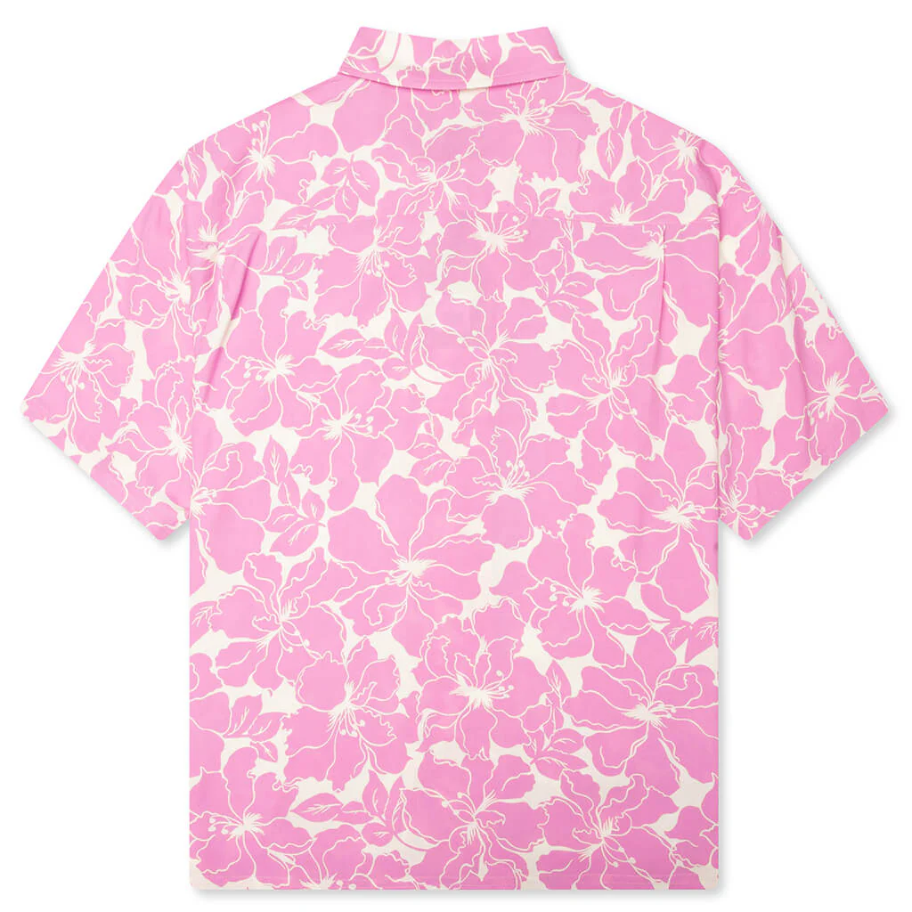 Floral Hawaiian Shirt - Pink - Image 2