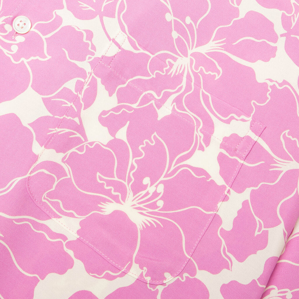 Floral Hawaiian Shirt - Pink - Image 3