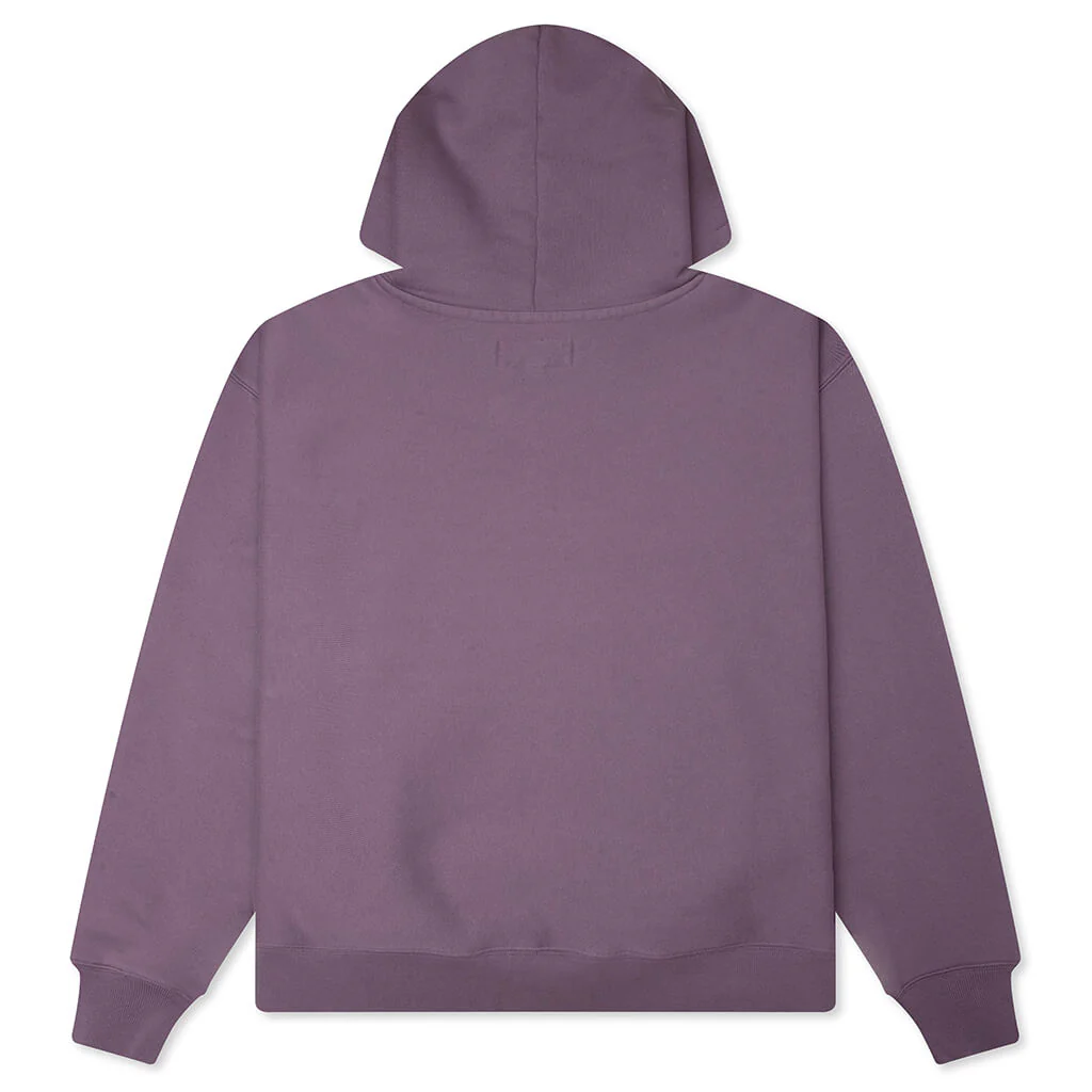 Gear Applique Hoodie - Purple - Image 2