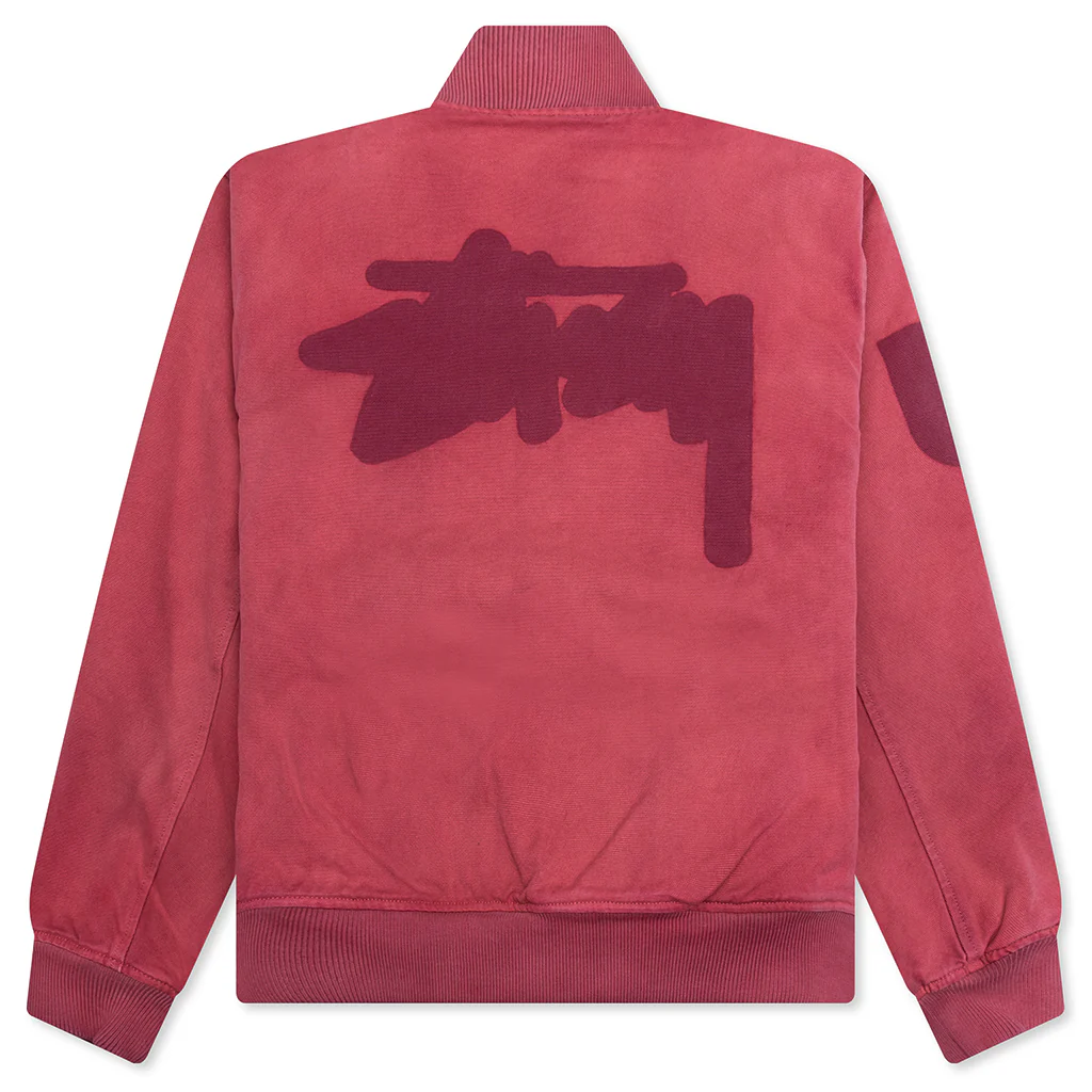 Ghost Logo Canvas Varsity - Red - Image 2