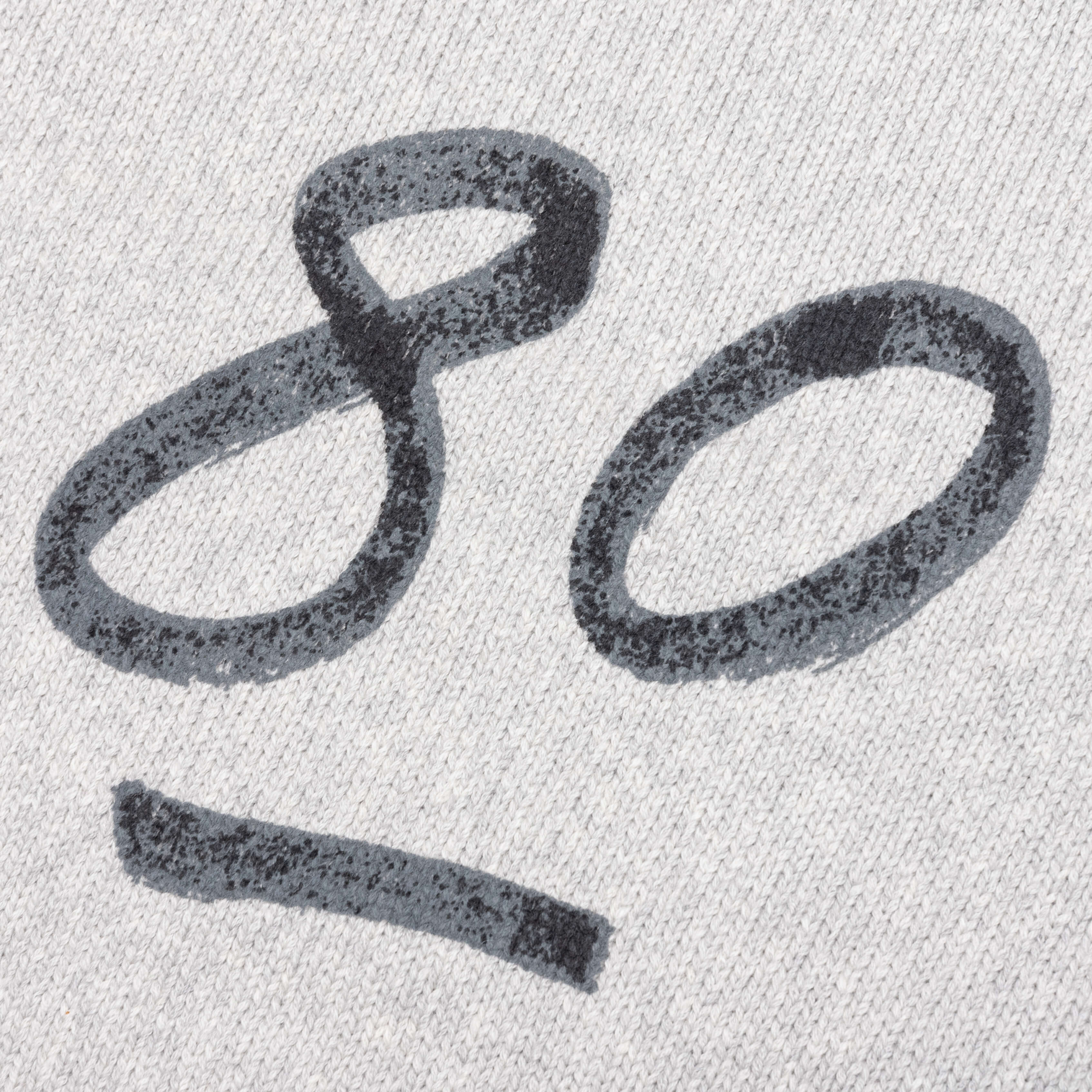 Handwritten Sweater - Heather Grey - Image 4