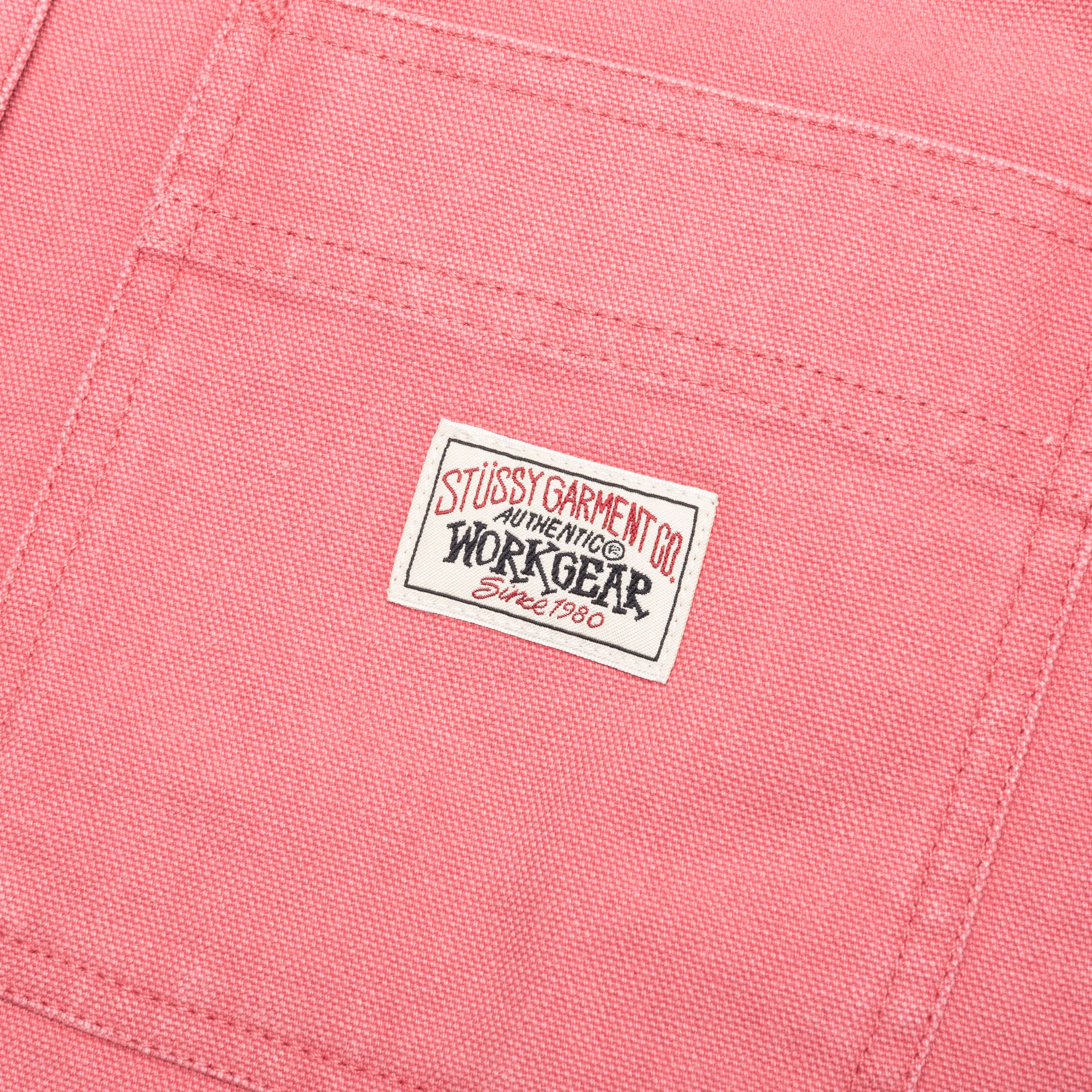 Heavy Washed Canvas Shirt - Berry - Image 4
