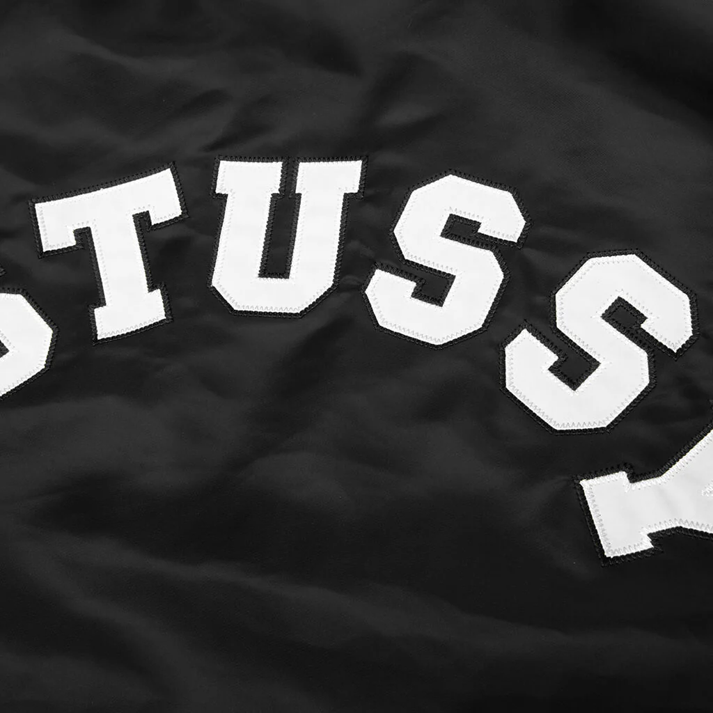 Hooded Coaches Jacket - Black - Image 5