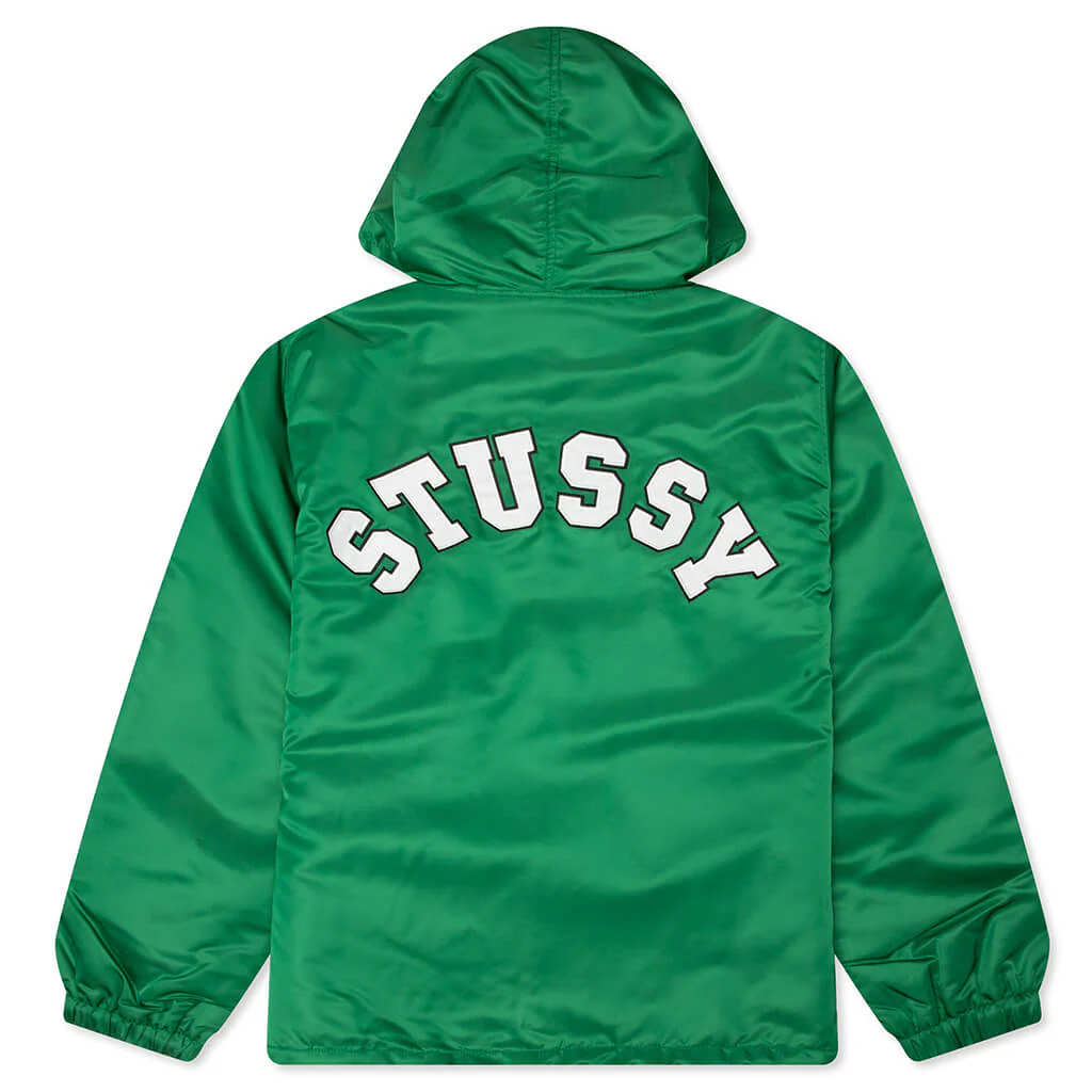 Hooded Coaches Jacket - Green - Image 2