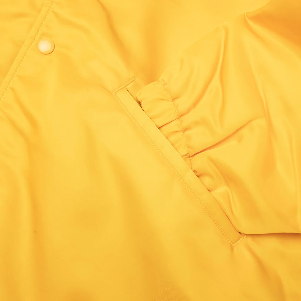 Hooded Coaches Jacket - Yellow - Image 3