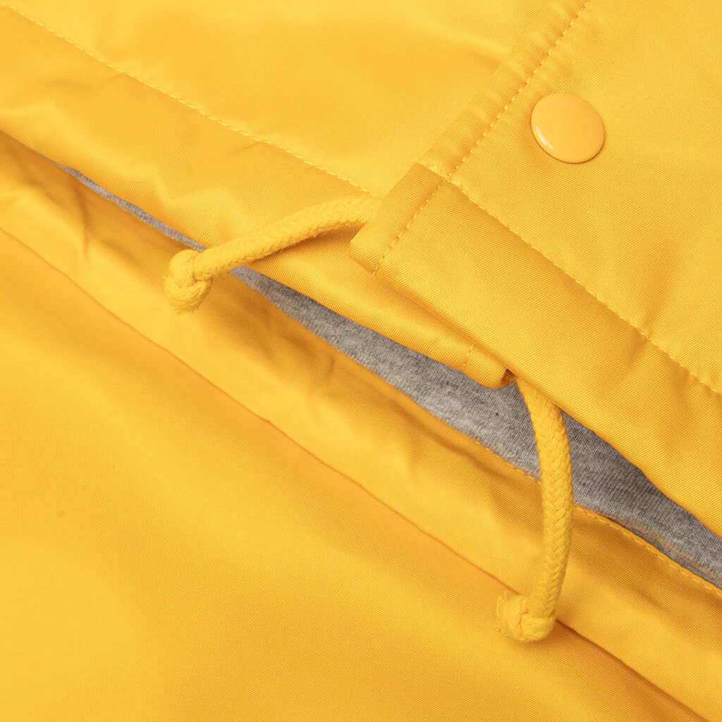 Hooded Coaches Jacket - Yellow - Image 4