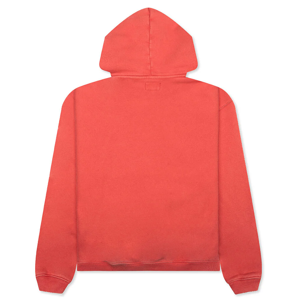 Stussy Intl Relaxed Hoodie - Washed Red - Image 2