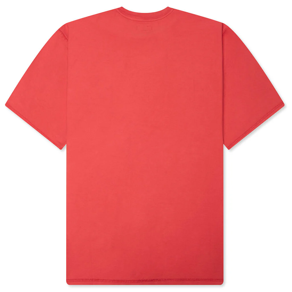 Lazy S/S Tee - Washed Red - Image 2