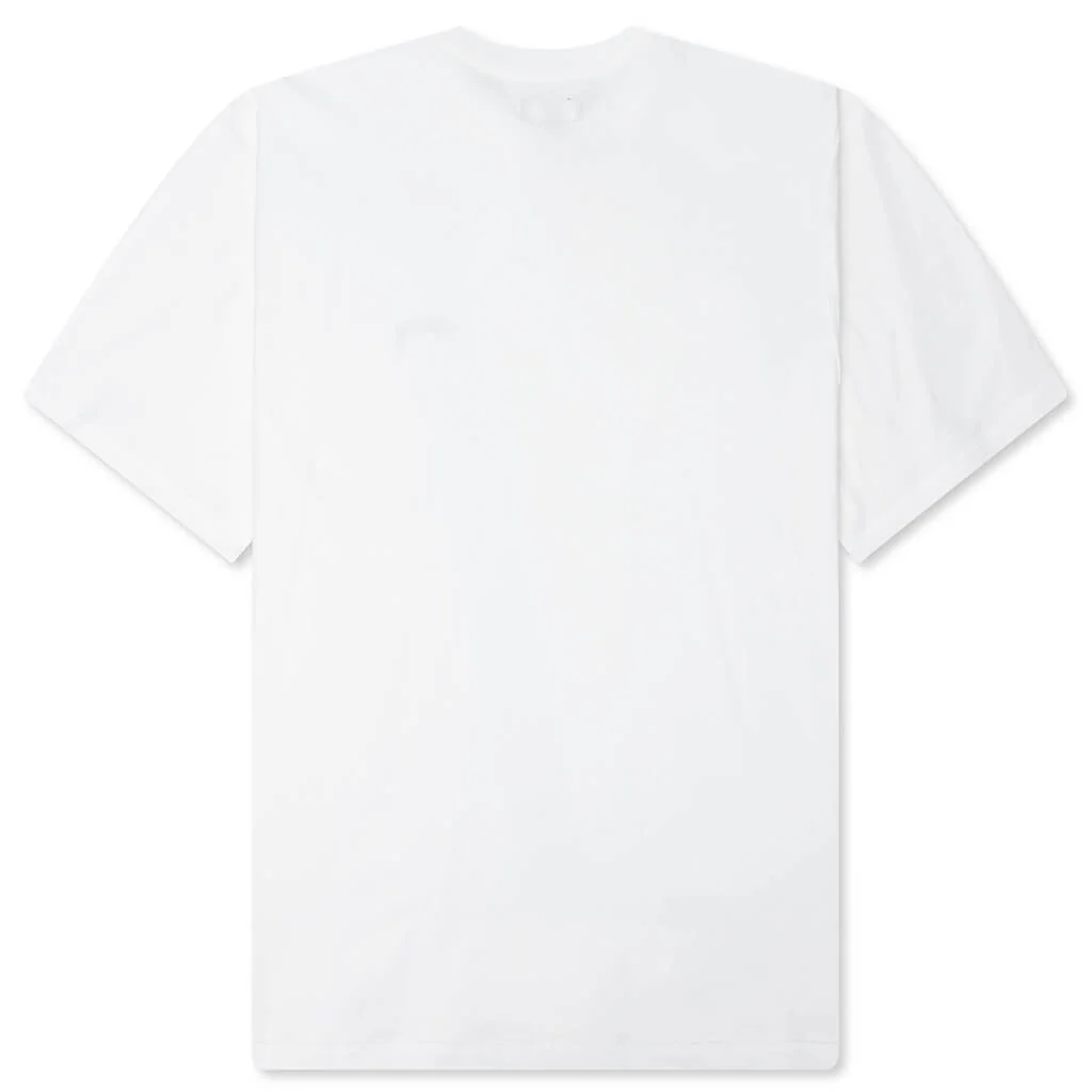 Lazy S/S Tee - White - Image 2