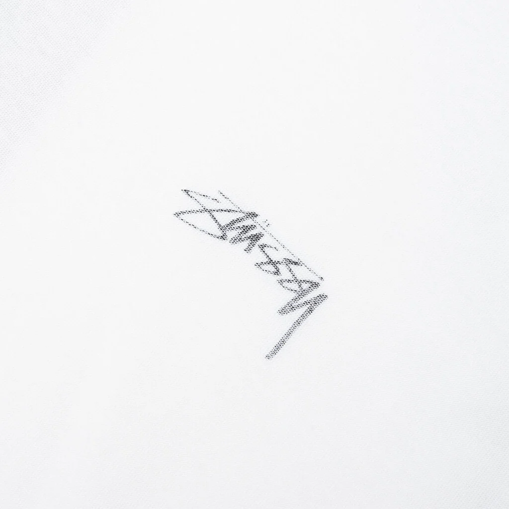Lazy S/S Tee - White - Image 3