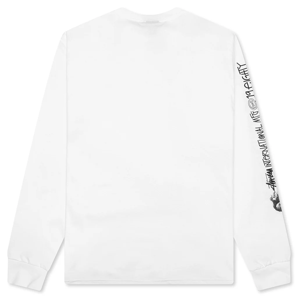 Long Haul L/S Tee - White - Image 2
