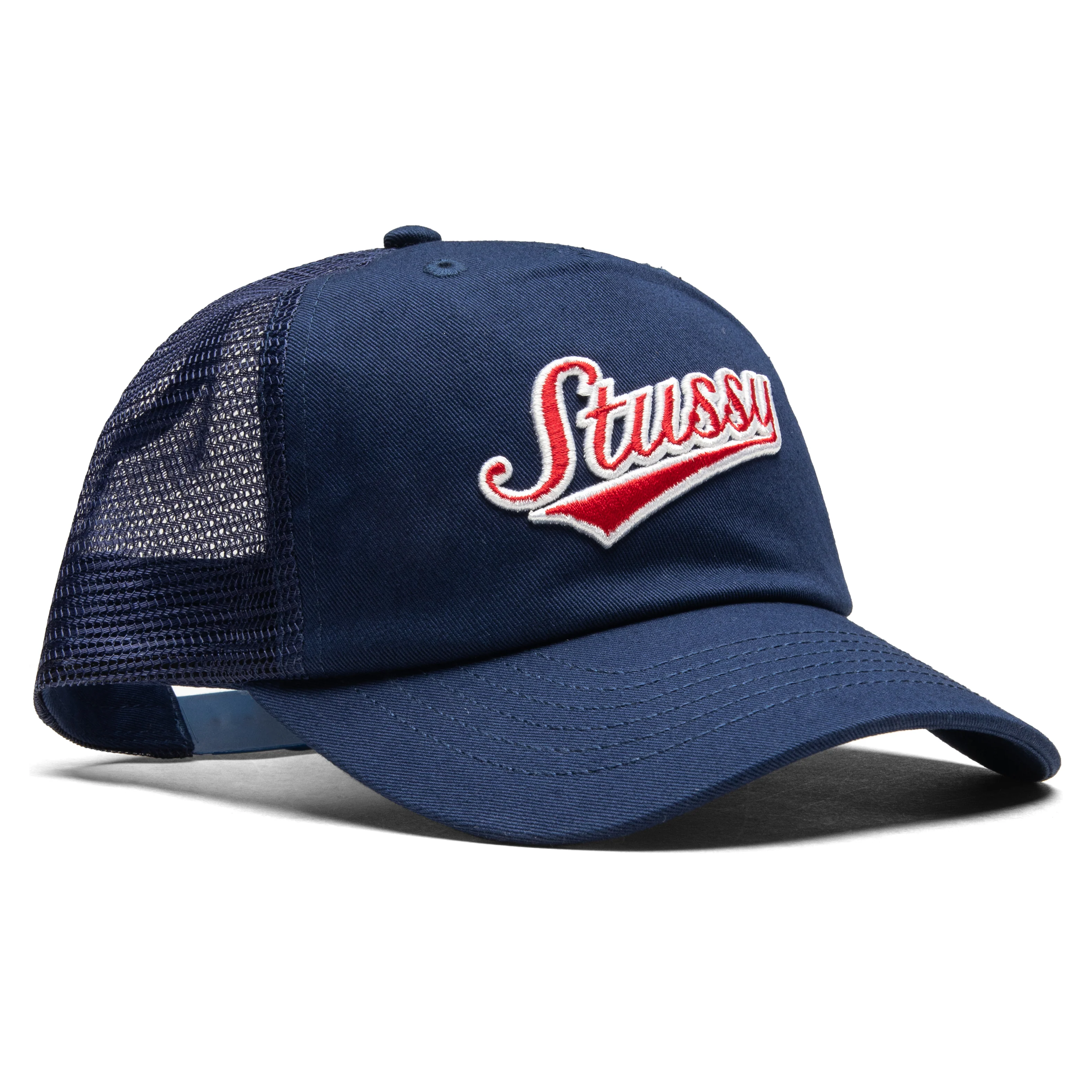 Low Profile Trucker Athletic Cap - Light Navy - Image 3