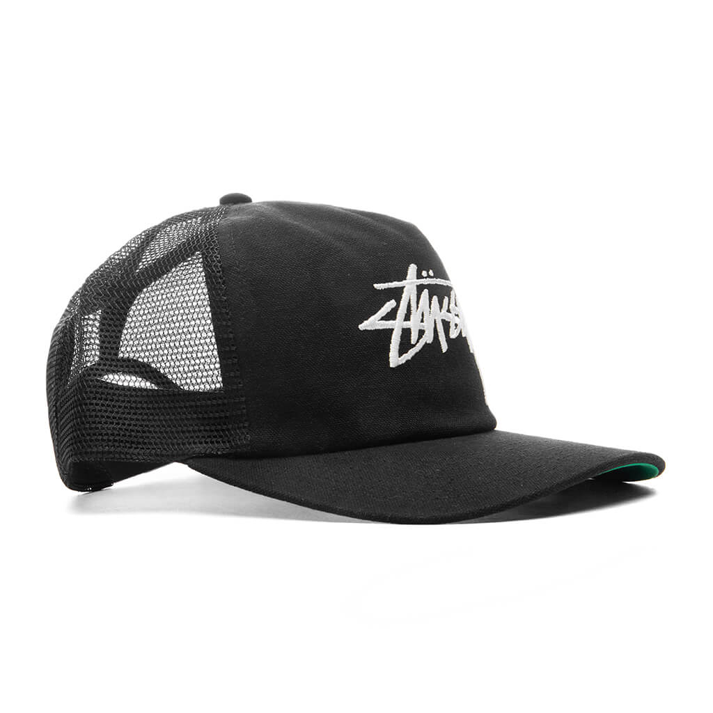 Md Big Stock Mesh Cap - Black - Image 3