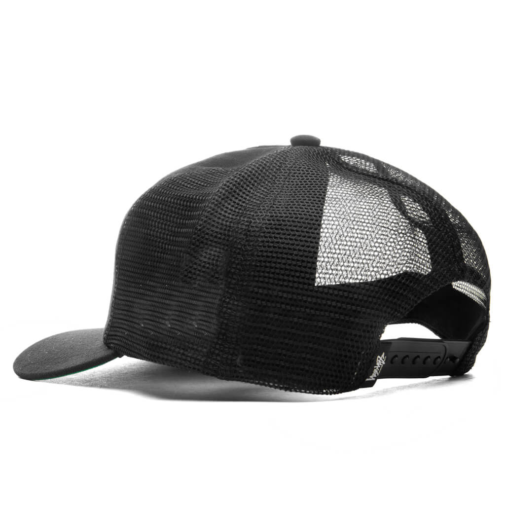 Md Big Stock Mesh Cap - Black - Image 4