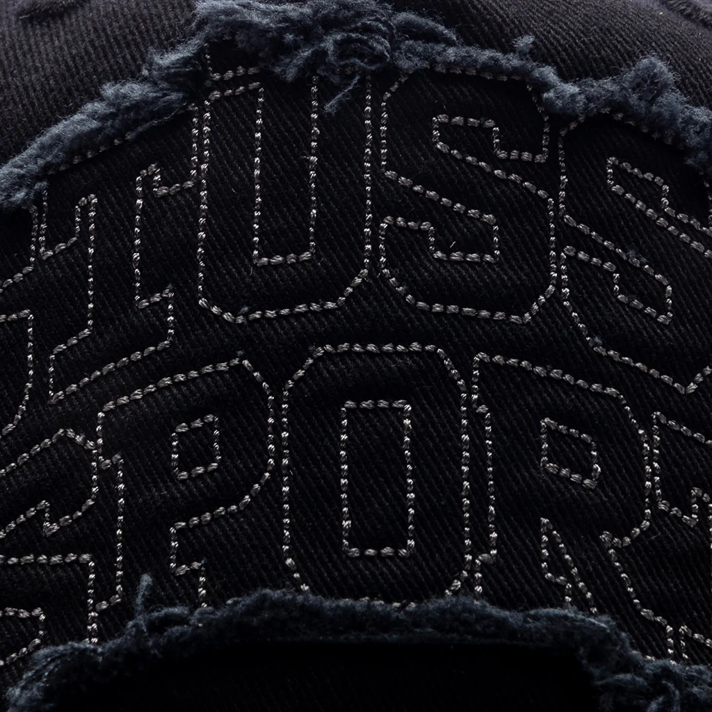 Mid Sport Patch Applique Cap - Shadow Black - Image 2