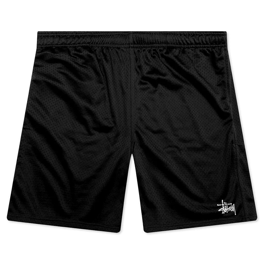 Mesh Basic Shorts - Black