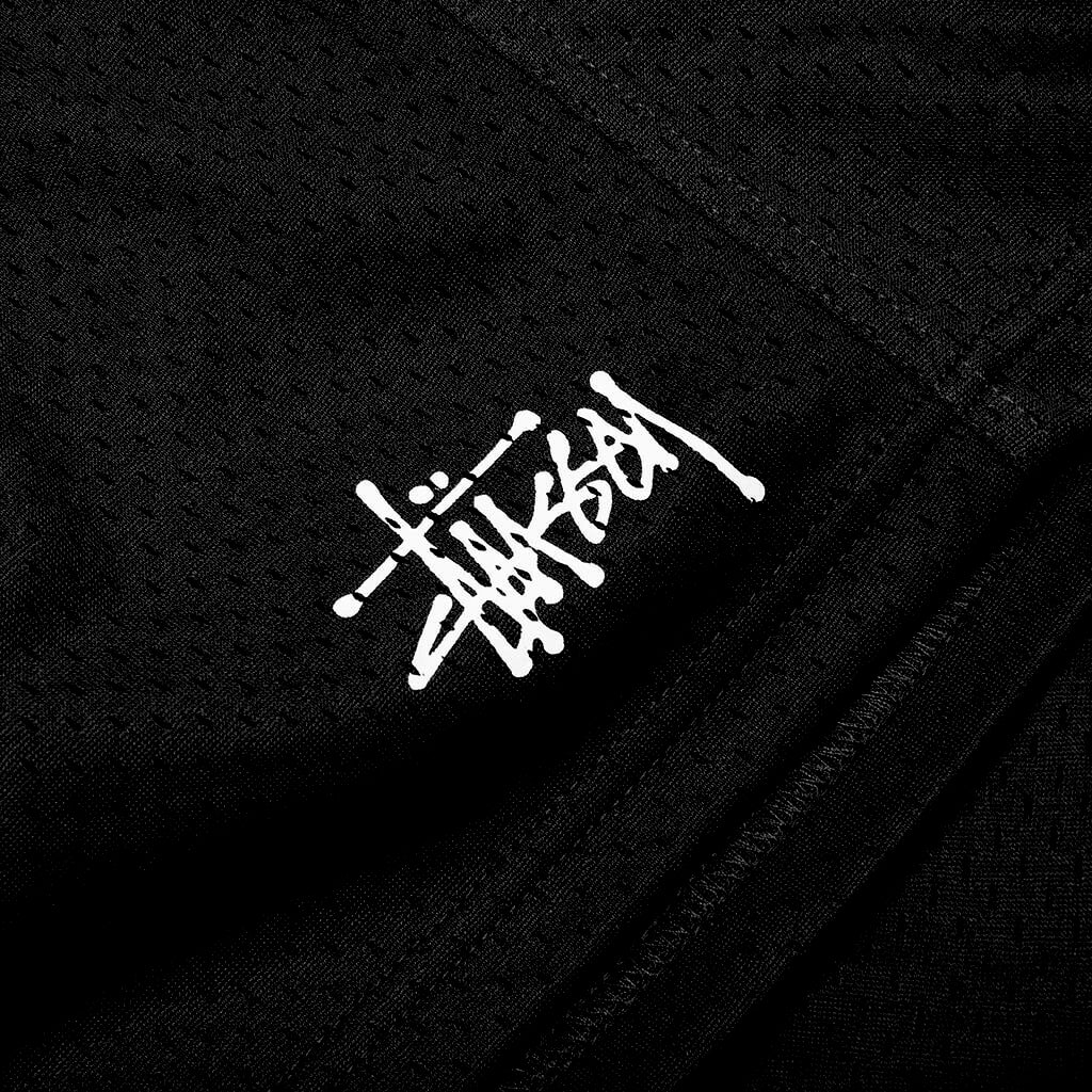 Mesh Basic Shorts - Black - Image 4