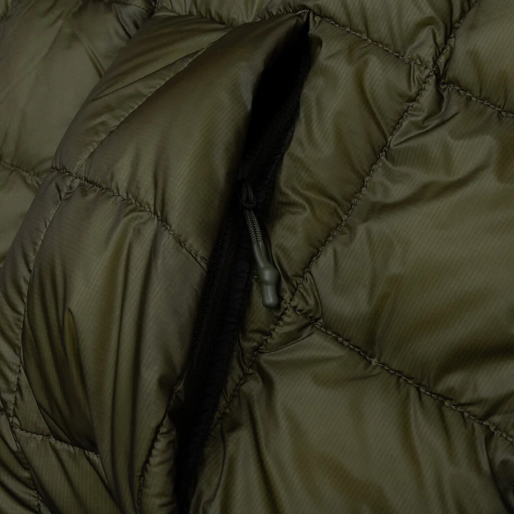 Midweight Puffer Jacket - Olive - Image 4