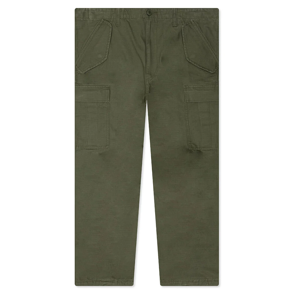 Military Cargo Pant Ripstop - Olive Green