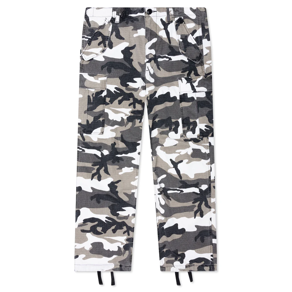 Military Cargo Pant Ripstop - Snow Camo