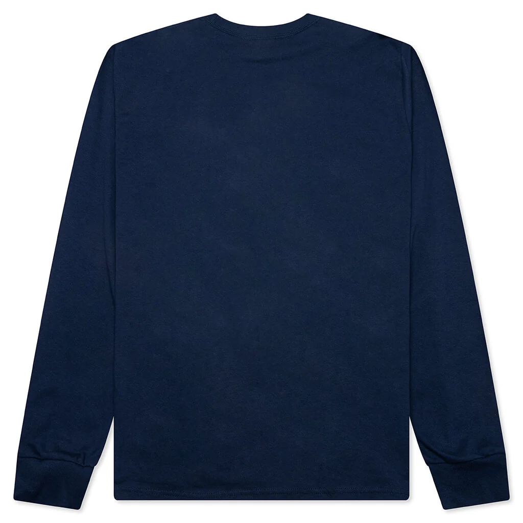 Mirror L/S Tee - Navy - Image 2