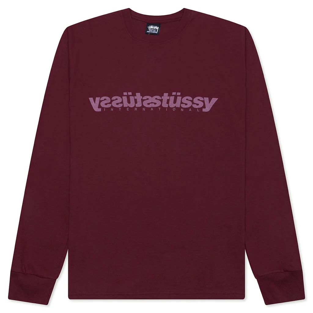 Mirror L/S Tee - Wine