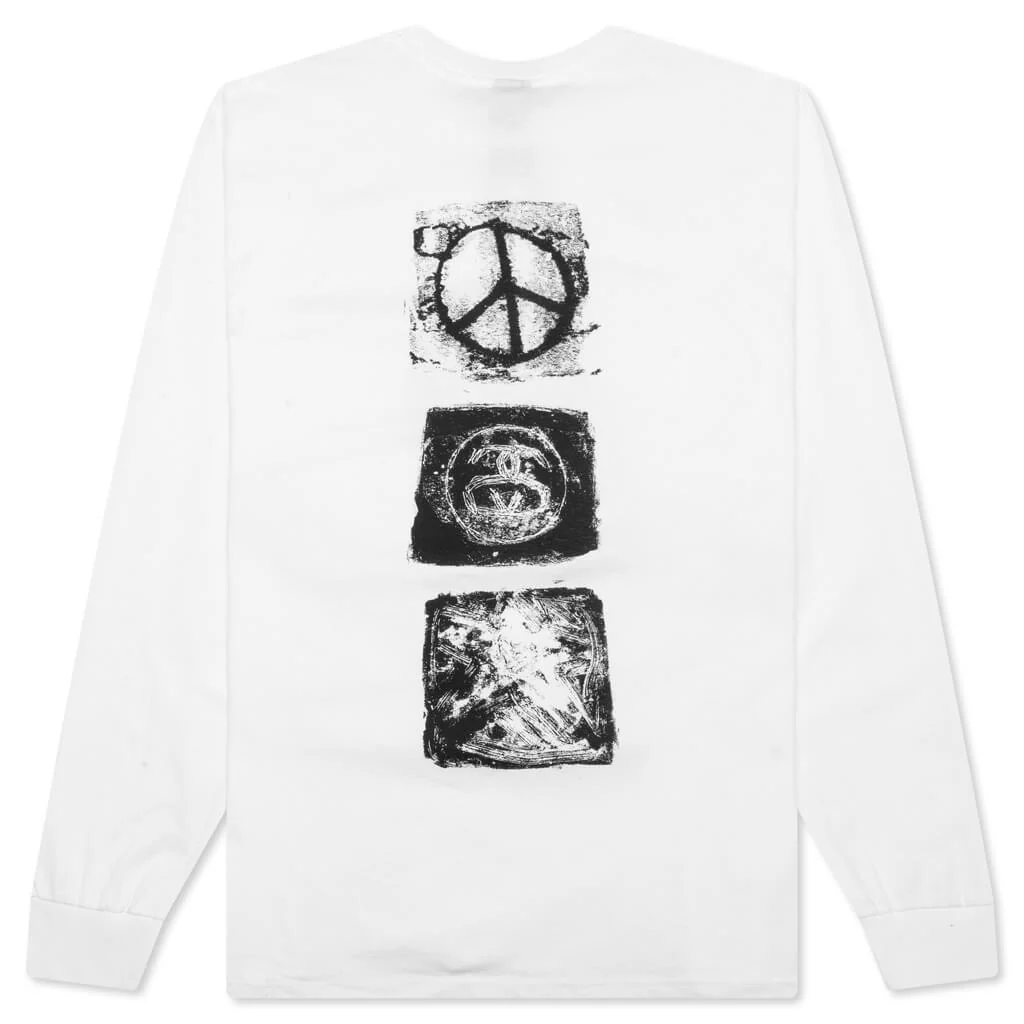 Mono L/S Tee - White - Image 2