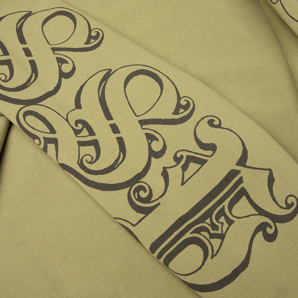 Motif Print Hoodie - Moss - Image 4