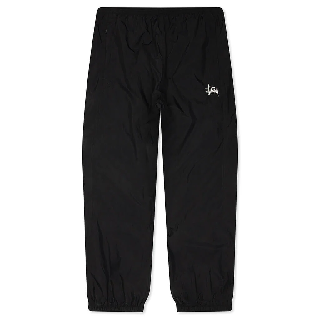 Nylon Track Pant - Black