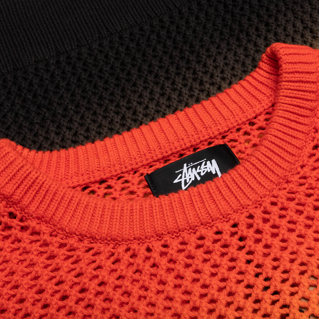 Pigment Dyed Loose Gauge Sweater - Lava - Image 3