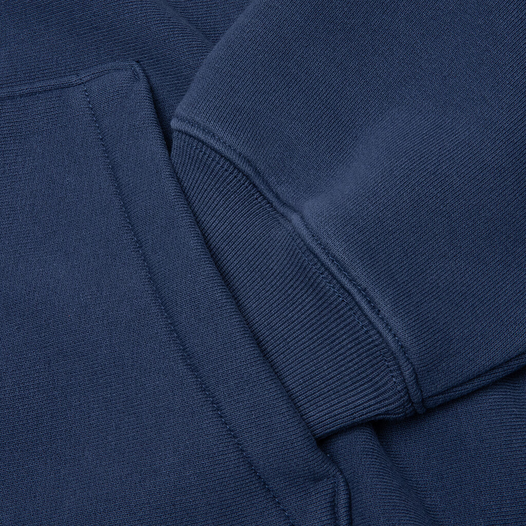 Raglan Zip Hoodie - Navy - Image 3