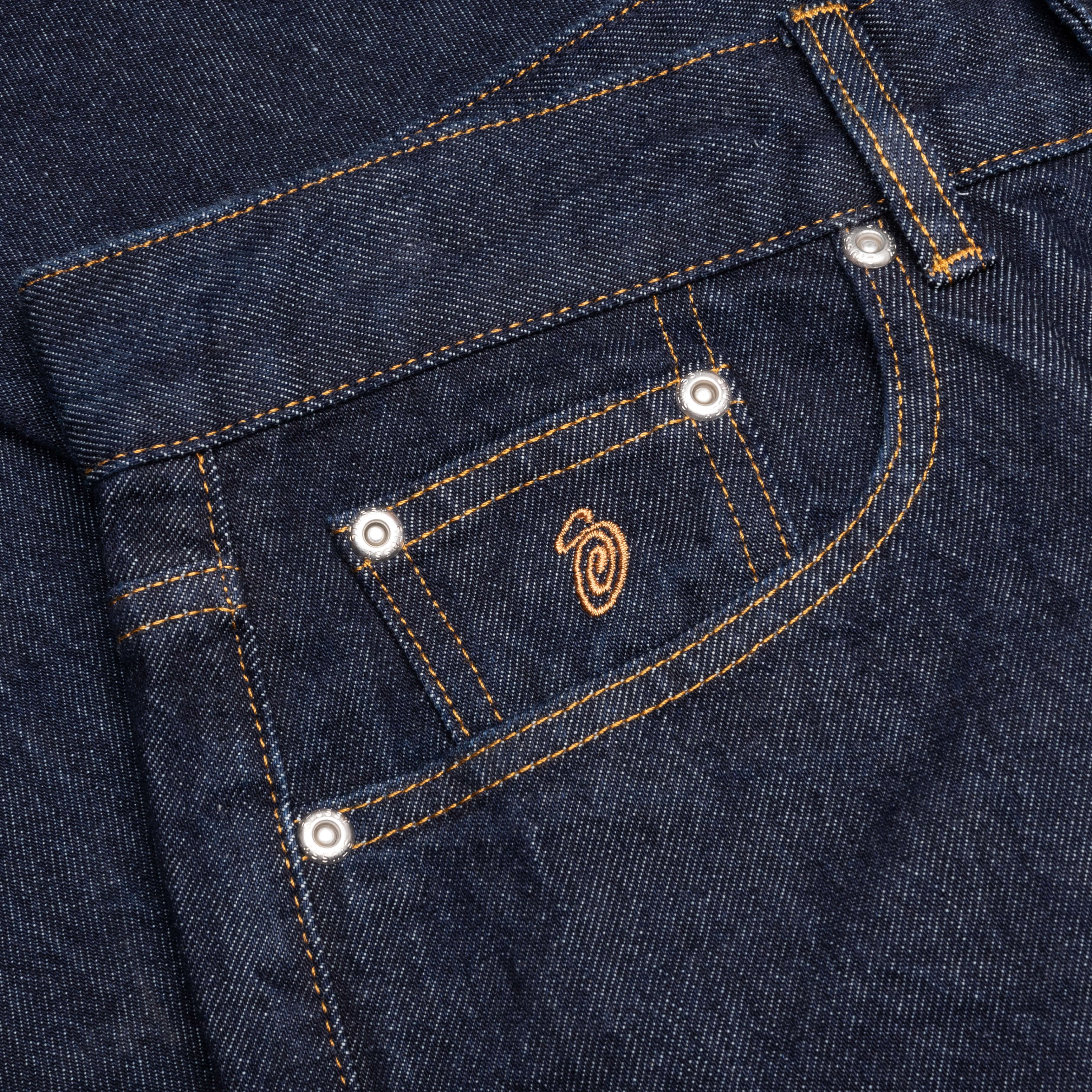 Relaxed Jeans Denim - Rinsed Indigo - Image 3