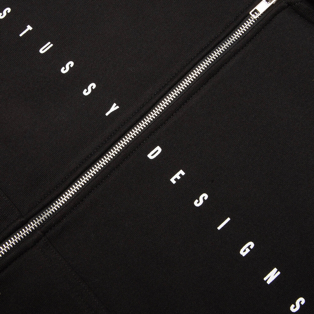 S Box Zip Hoodie - Black - Image 3