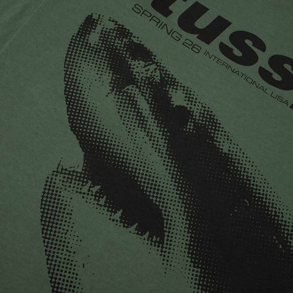Shark Pigment Dyed Tee - Pine - Image 4