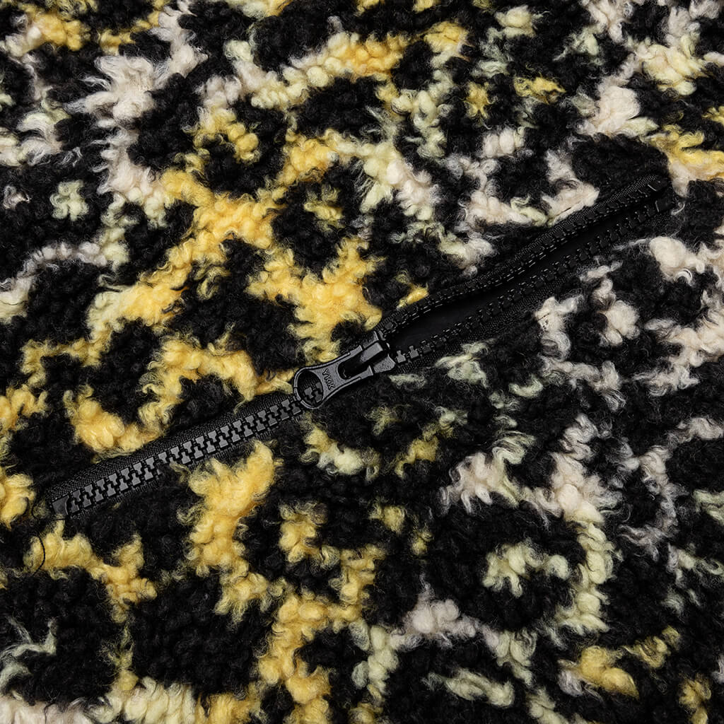 Sherpa Reversible Jacket - Yellow Leopard - Image 4