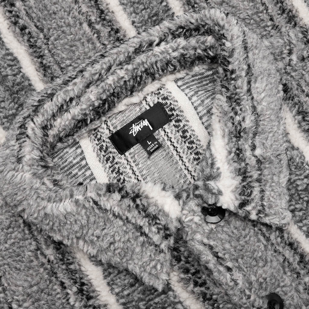 Sherpa Shirt - Charcoal - Image 3