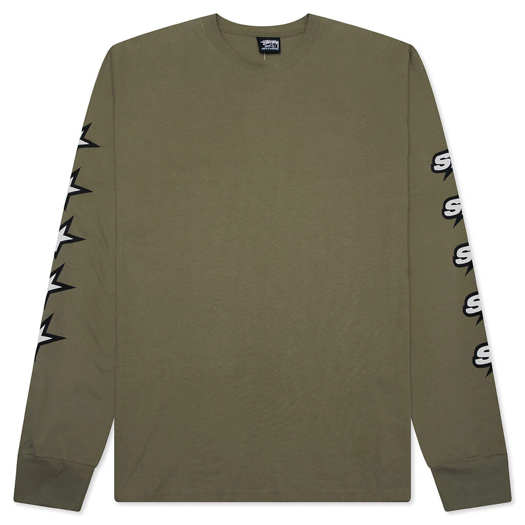 Speedway L/S Tee - Army