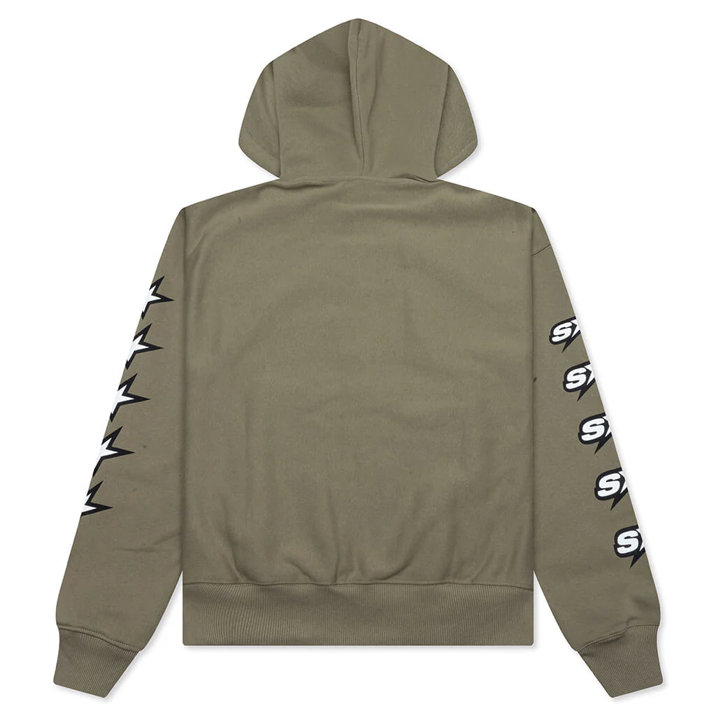 Speedway Zip Hoodie - Army - Image 2