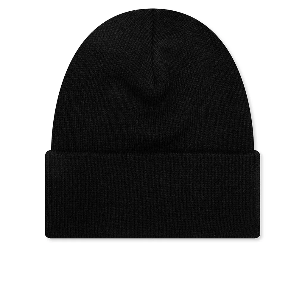 Stock Cuff Beanie - Black - Image 3